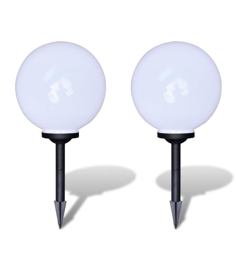 Wegeleuchten 2 Stk. LED 30 cm mit Erdspiess