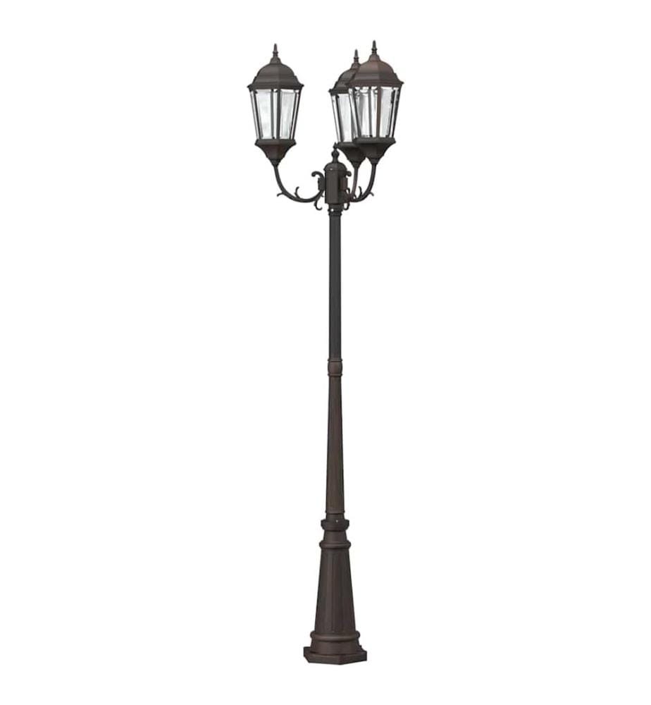 Garten-Licht Bronze 61 x 53 x 235 cm Aluminium und Glas