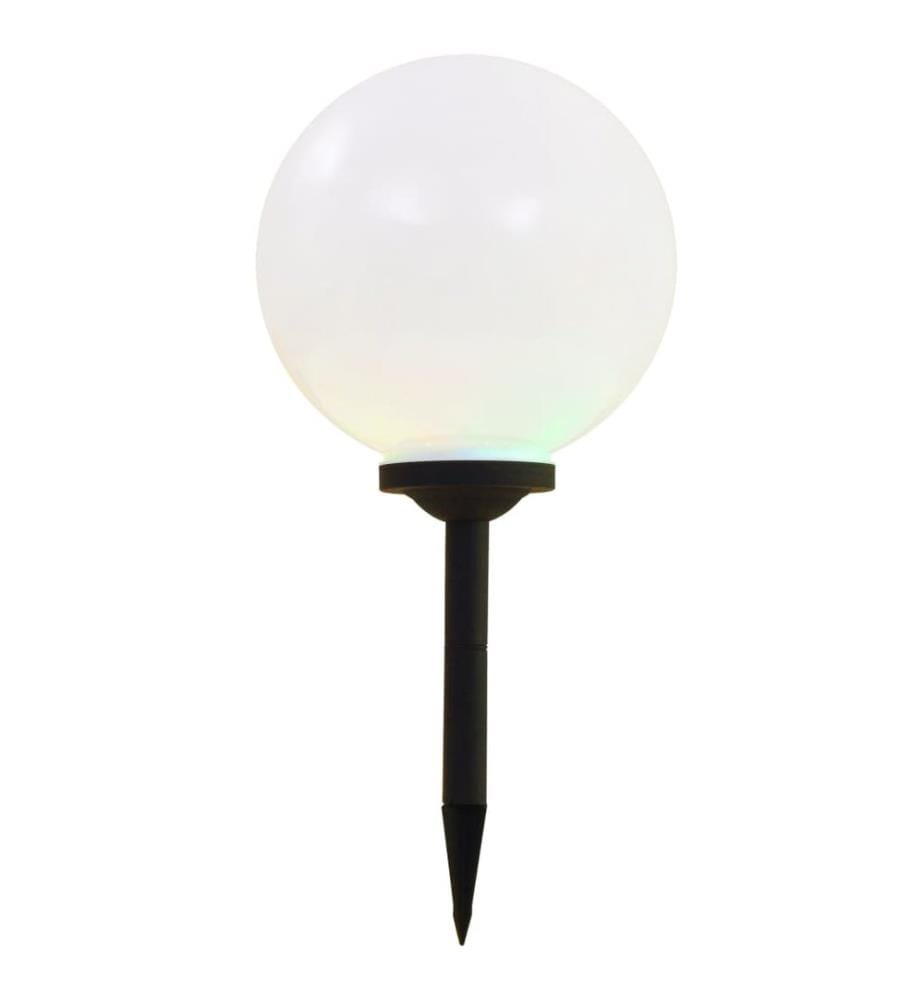 Outdoor Solarleuchten 2 Stück LED Kugelförmig 30 cm RGB