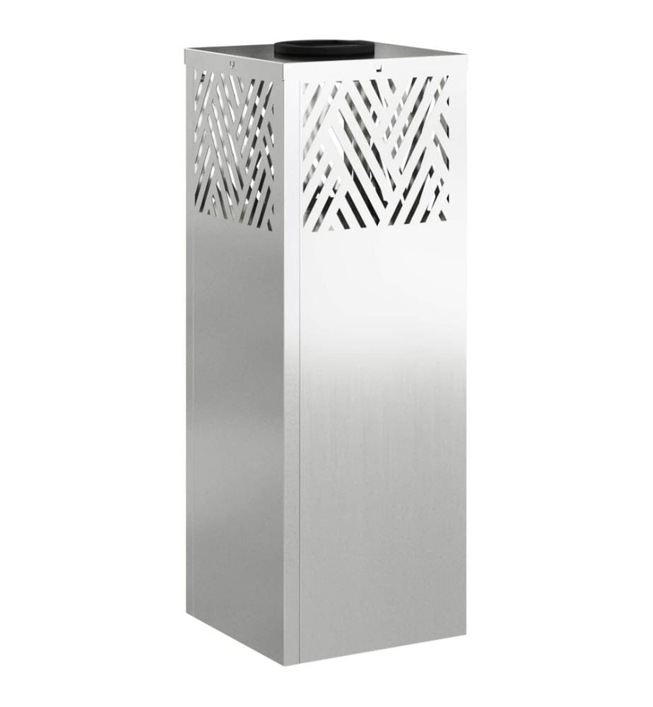 Solar LED Weg Licht 2 pcs Silber Galvanisiert