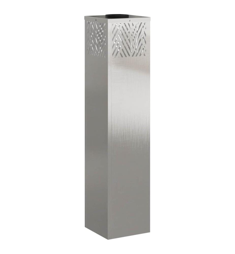 Solar LED Weg Licht 2 pcs Silber Edelstahl