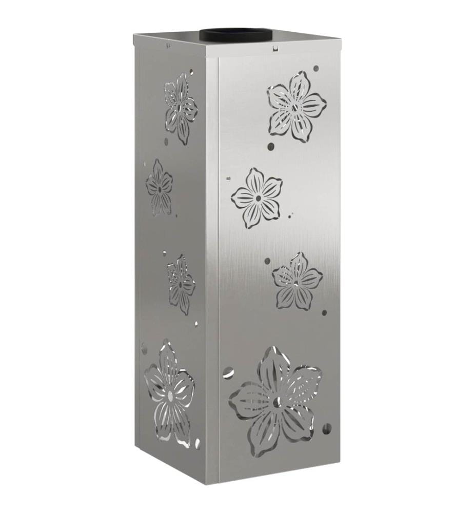 Solar LED Weg Licht 2 pcs Silber Edelstahl
