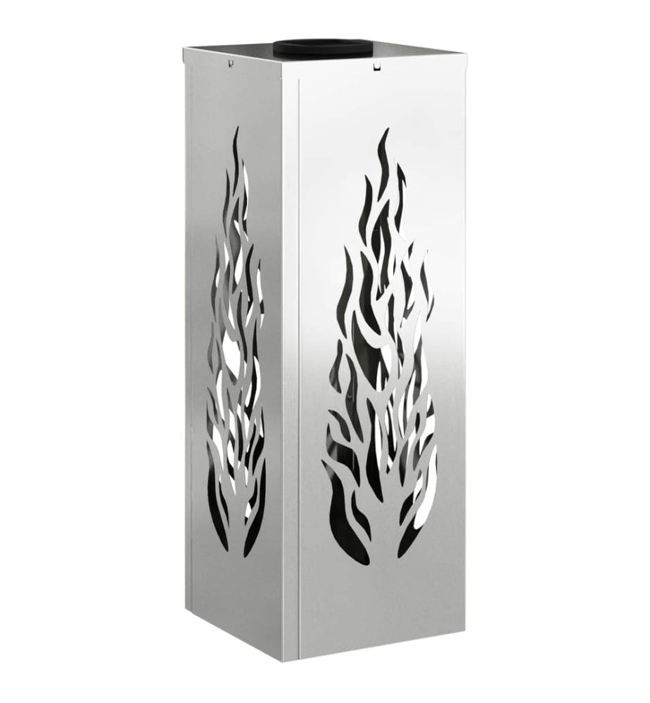 Solar LED Weg Licht 2 pcs Silber Galvanisiertes Stahl