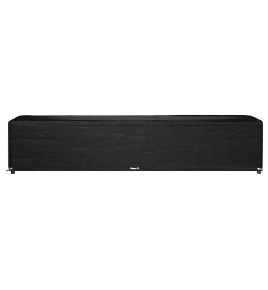 Housse de chaise longue 12 oeillets 205x75x40 cm polyéthylène