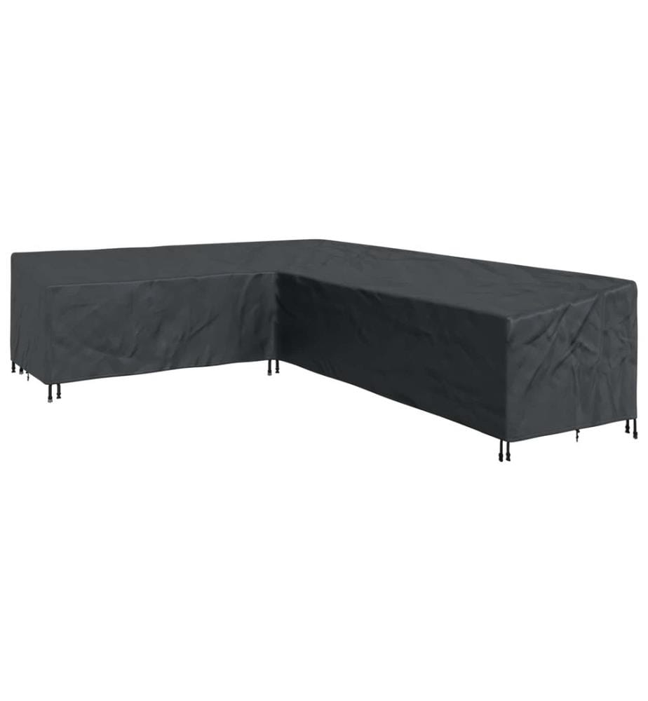 Möbelbezug Schwarz 330 x 255 x 80 cm 210D Oxford Stoff