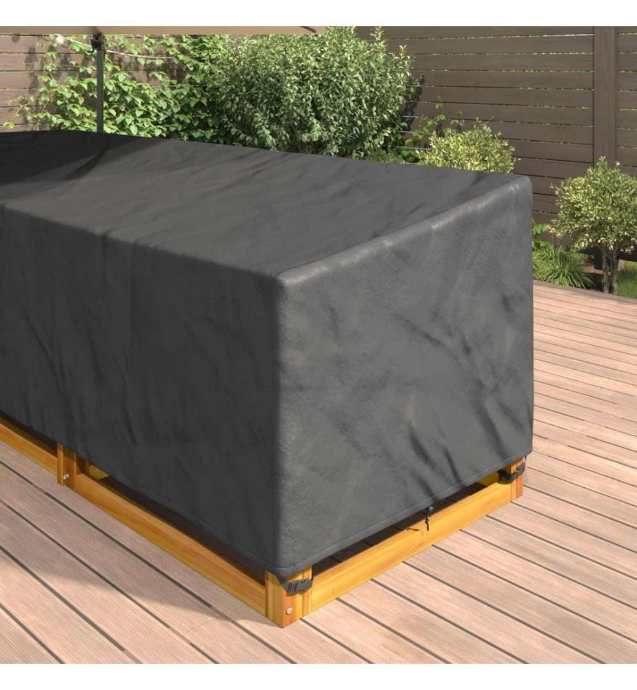 Möbelbezug Schwarz 355 x 275 x 80 cm 420D Oxford Stoff
