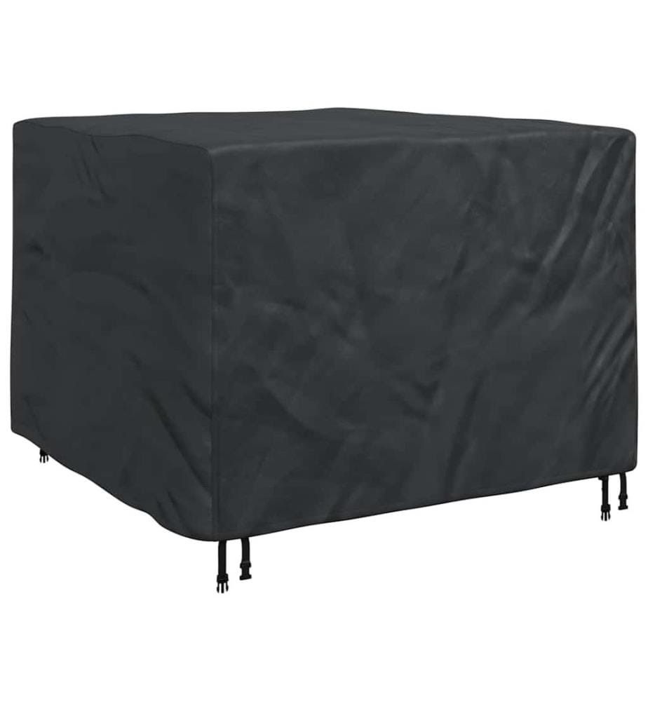 Möbelbezug Schwarz 125 x 125 x 74 cm 600D Oxford Stoff