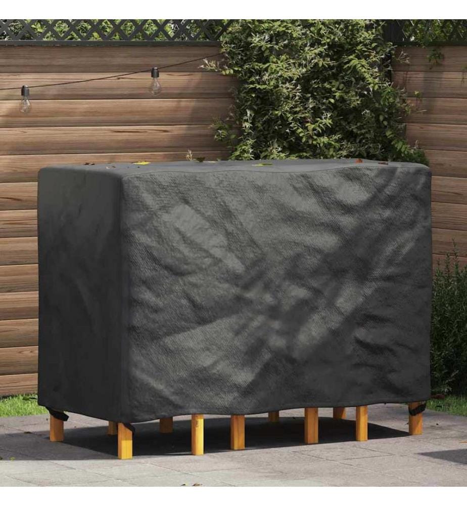 Möbelbezug Uni Schwarz 140 x 70 x 90 cm 600D
