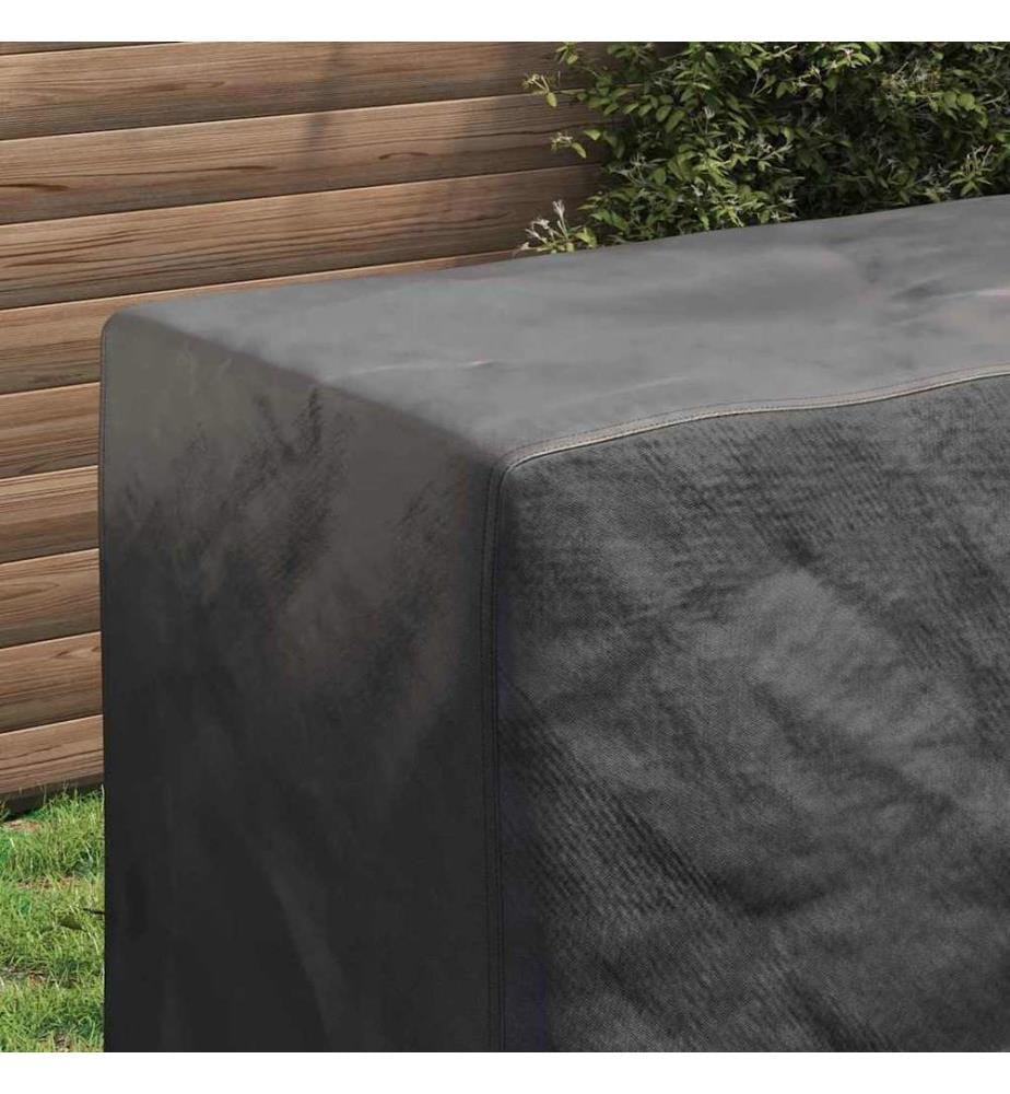 Möbelbezug Uni Schwarz 140 x 70 x 90 cm 600D