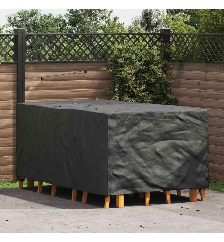 Möbelbezug Uni Schwarz 143 x 225 x 90 cm 600D