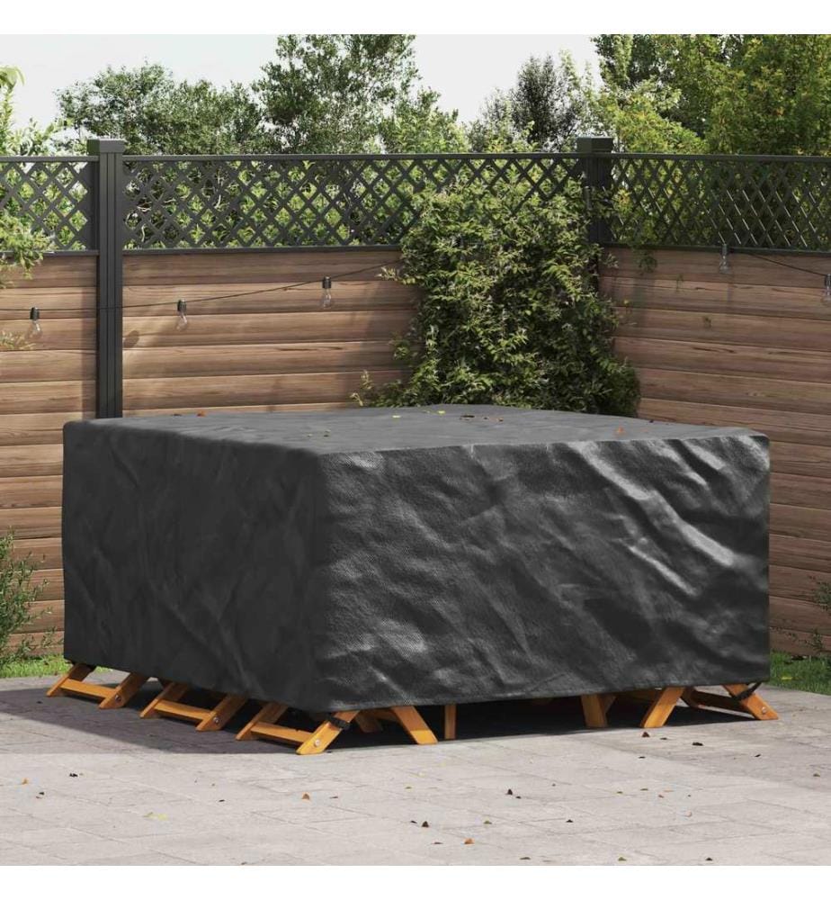 Möbelbezug Uni Schwarz 180 x 190 x 85 cm 600D