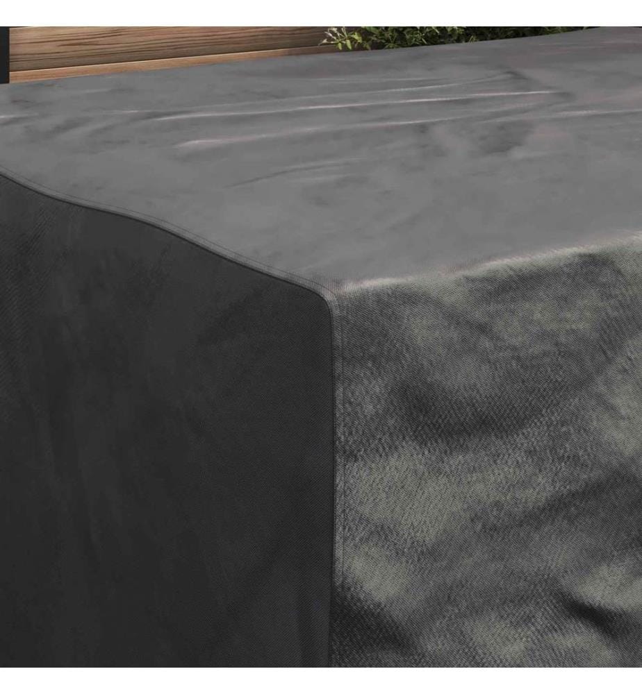 Möbelbezug Uni Schwarz 200 x 165 x 80 cm 210D