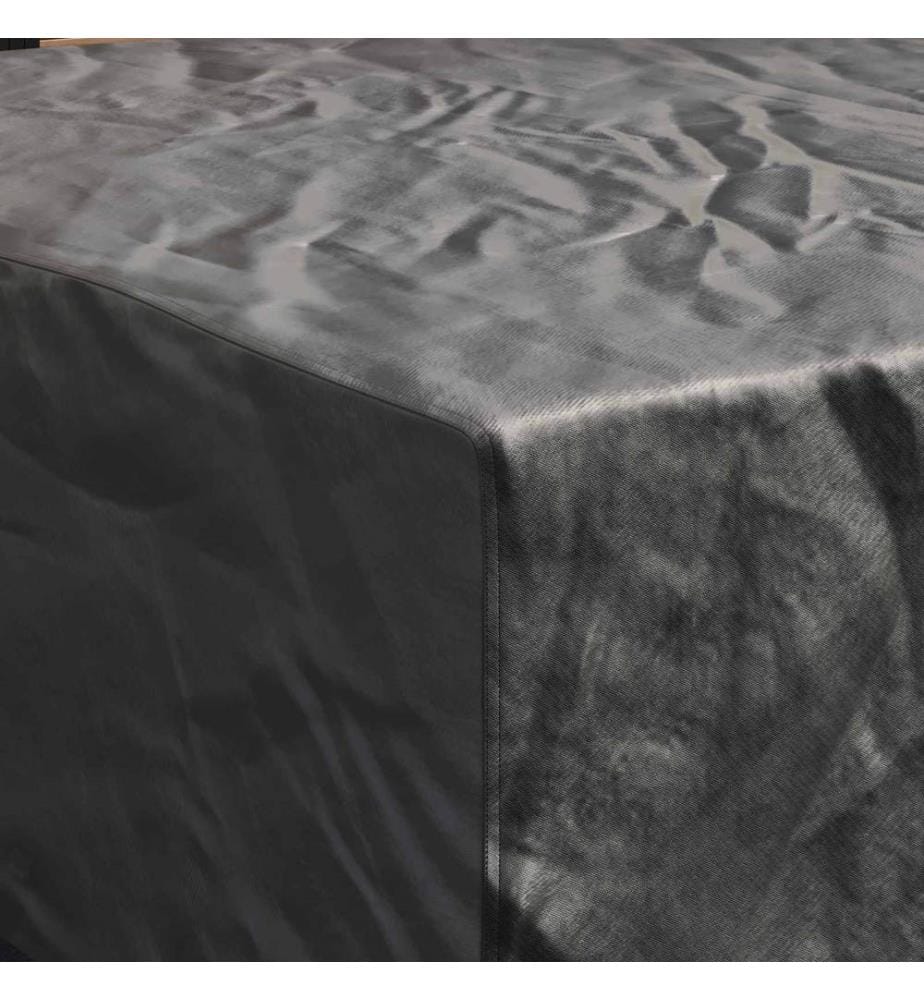 Möbelbezug Uni Schwarz 220 x 220 x 70 cm 600D