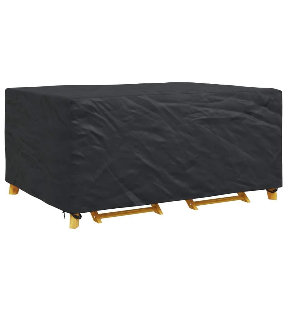 Möbelbezug Uni Schwarz 240 x 160 x 100 cm 420D