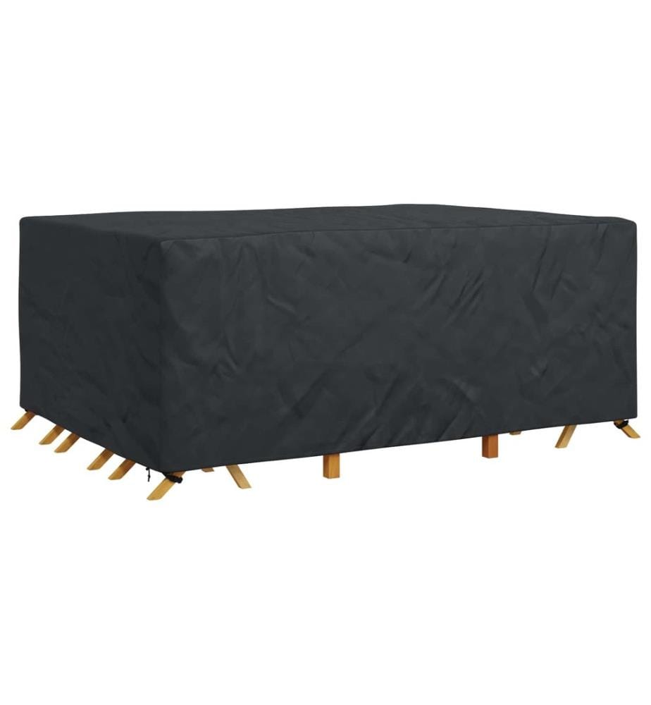 Möbelbezug Uni Schwarz 270 x 180 x 90 cm 600D