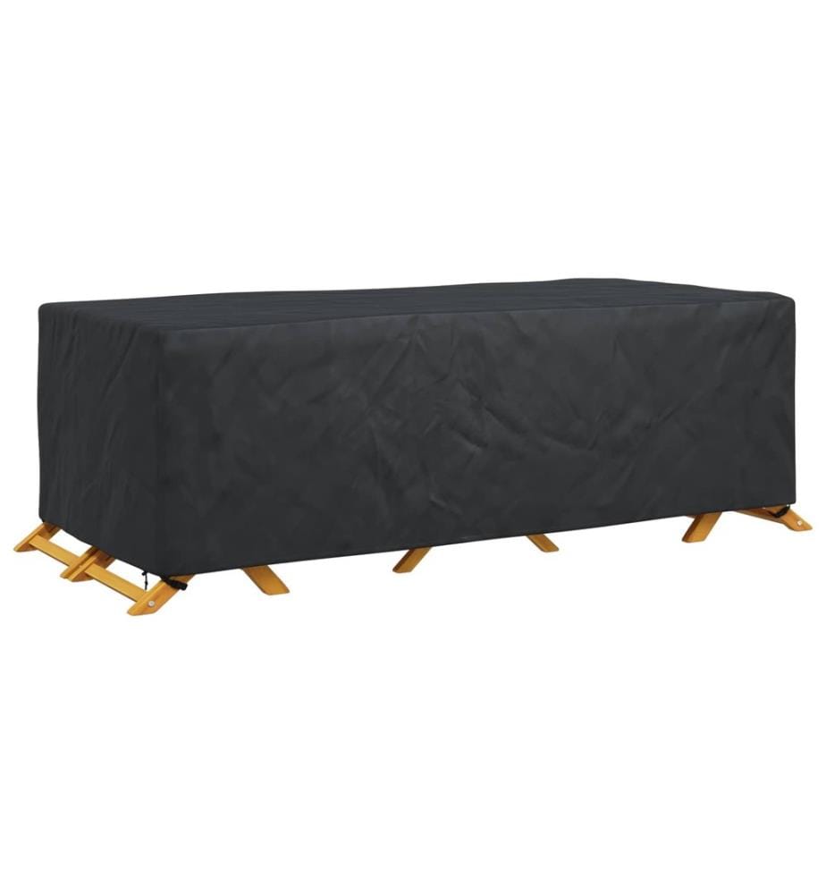 Möbelbezug Uni Schwarz 300 x 140 x 90 cm 420D