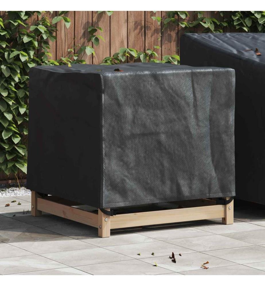 Möbelbezug Schwarz 64 x 64 x 65 cm 210D Oxford Stoff