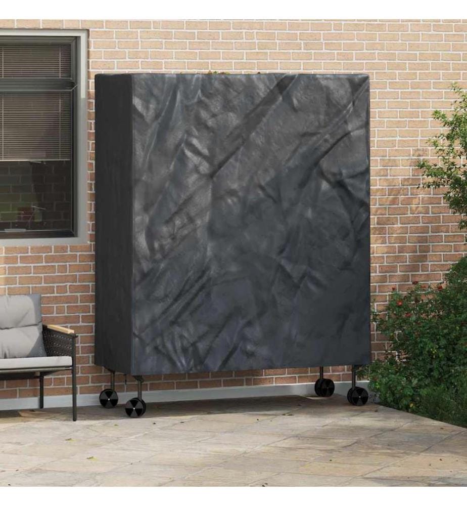 Pingpong Tischbezug Uni Schwarz 165 x 70 x 185 cm Stoff