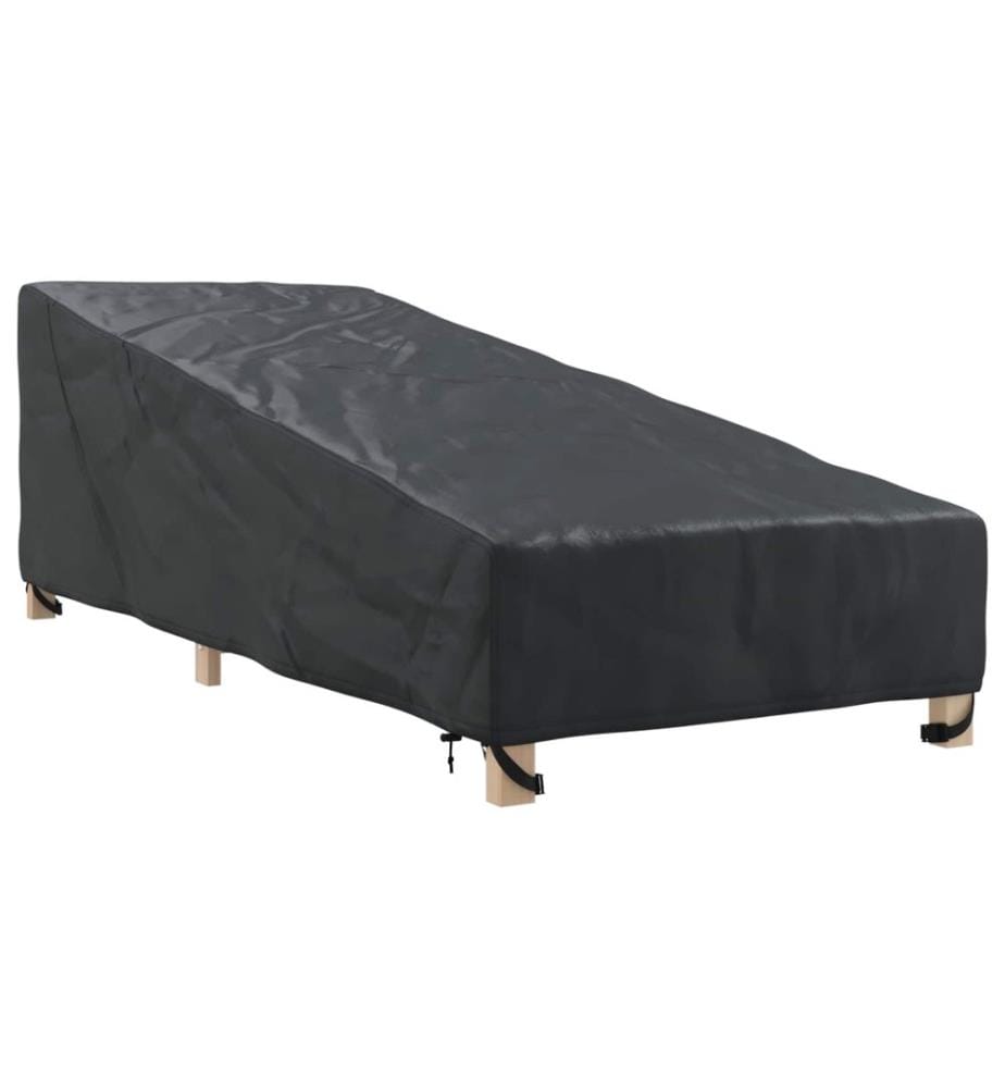 Abdeckung für Möbel für den Outdoor Schwarz 210 x 80 x 75 cm