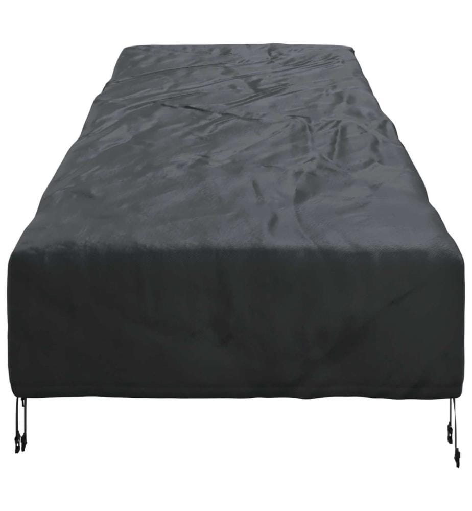 Abdeckung für Möbel für den Outdoor Schwarz 210 x 80 x 75 cm