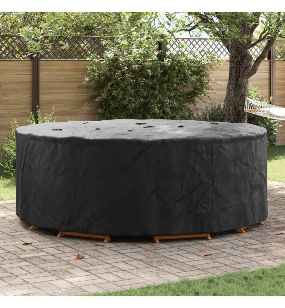 Möbelbezug Schwarz 244 x 244 x 105 cm 420D Oxford Stoff