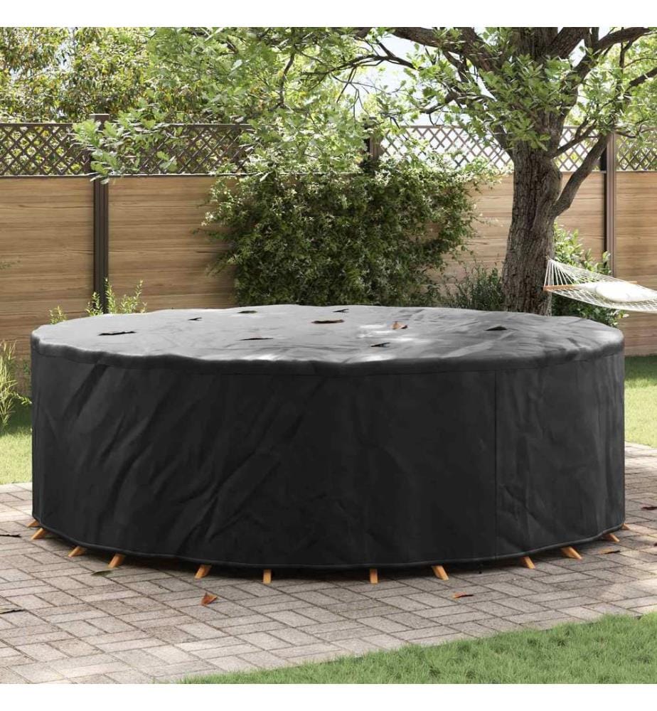 Möbelbezug Schwarz 279 x 279 x 105 cm 420D Oxford Stoff