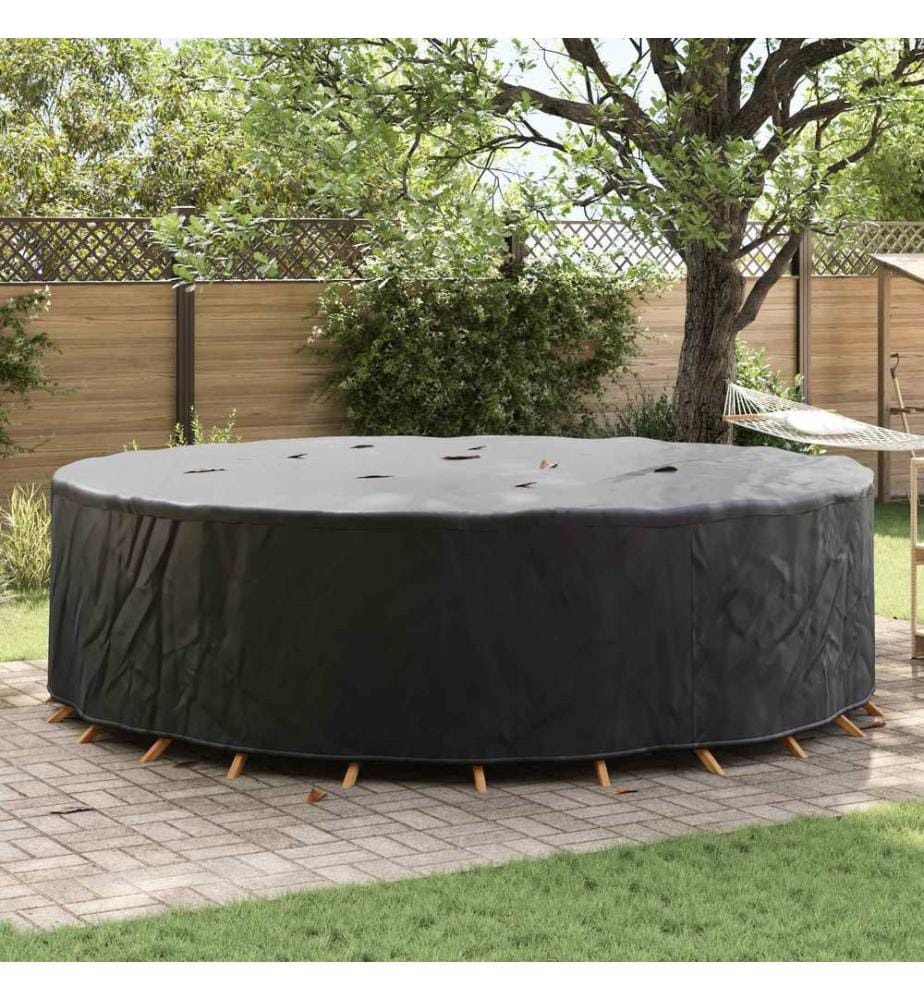 Möbelbezug Schwarz 320 x 320 x 71 cm 420D Oxford Stoff