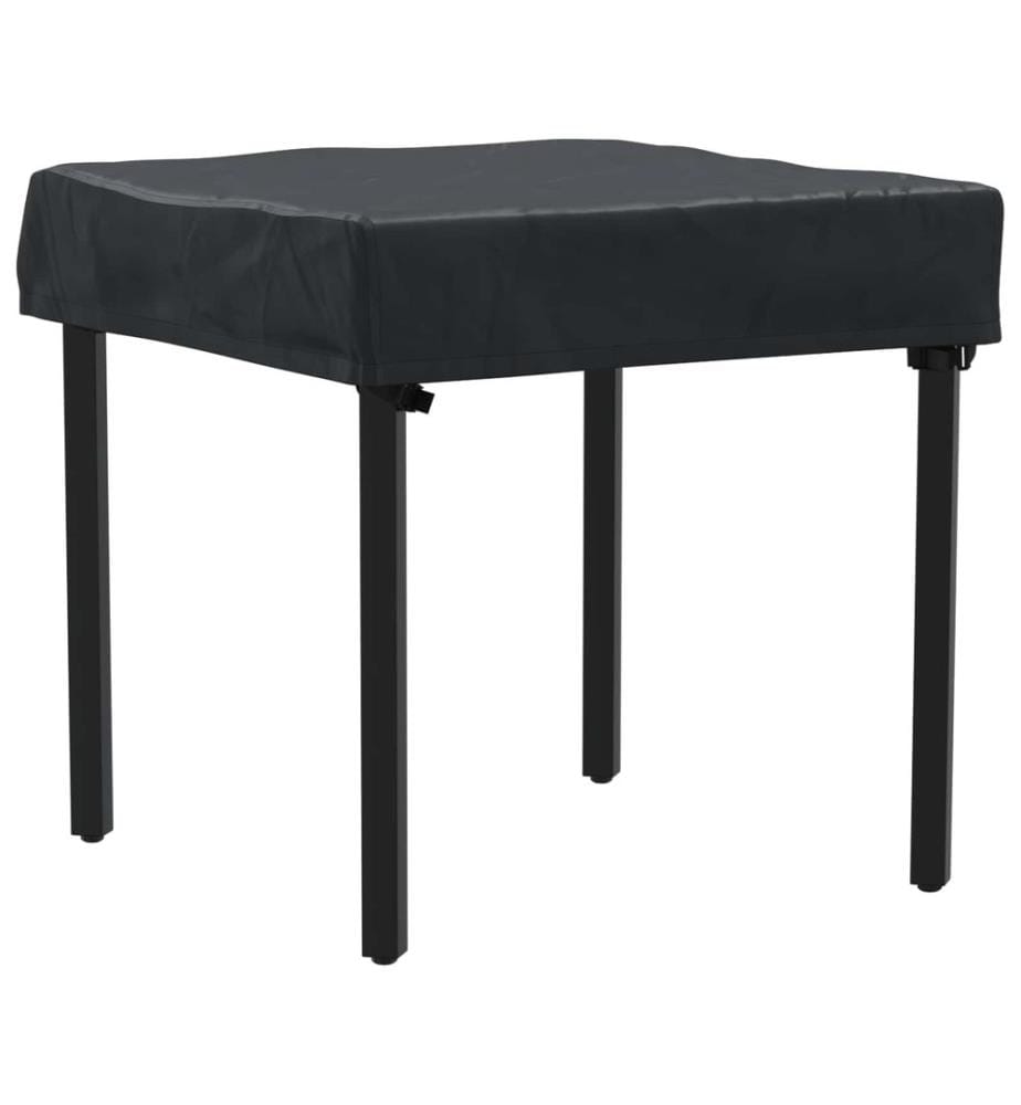 Tischdecken Uni Schwarz 62 x 62 x 15 cm 600D Oxford Stoff