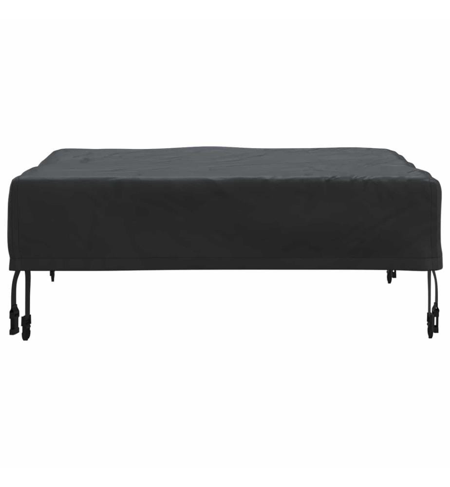 Tischdecken Uni Schwarz 62 x 62 x 15 cm 600D Oxford Stoff