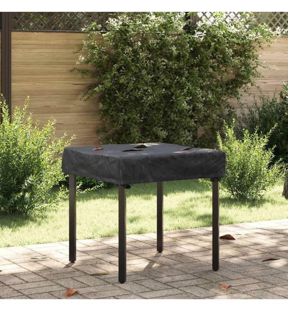 Tischdecken Uni Schwarz 72 x 72 x 15 cm Stoff
