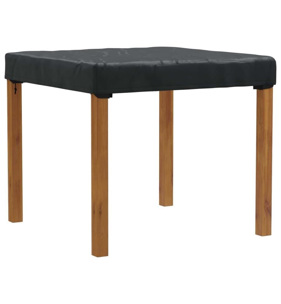 Tischdecken Uni Schwarz 102 x 102 x 15 cm Stoff