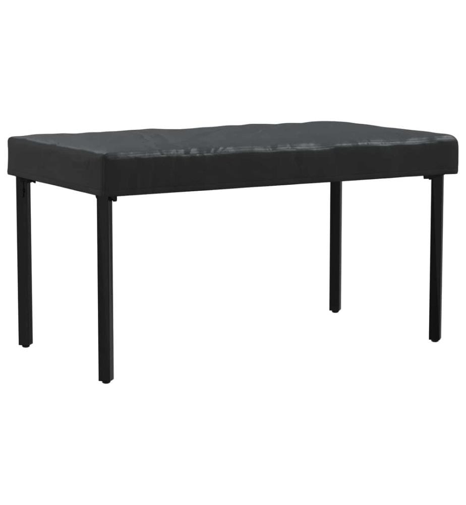 Tischdecken Uni Schwarz 142 x 82 x 15 cm Stoff