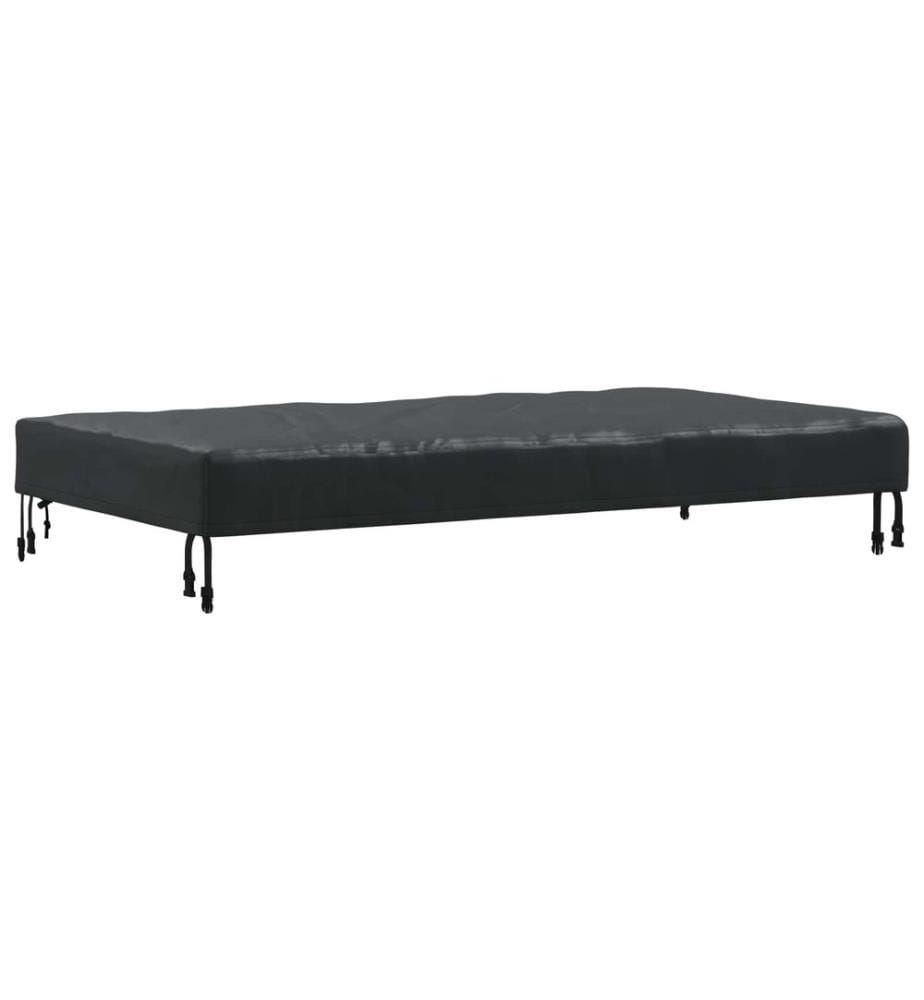 Tischdecken Uni Schwarz 142 x 82 x 15 cm Stoff