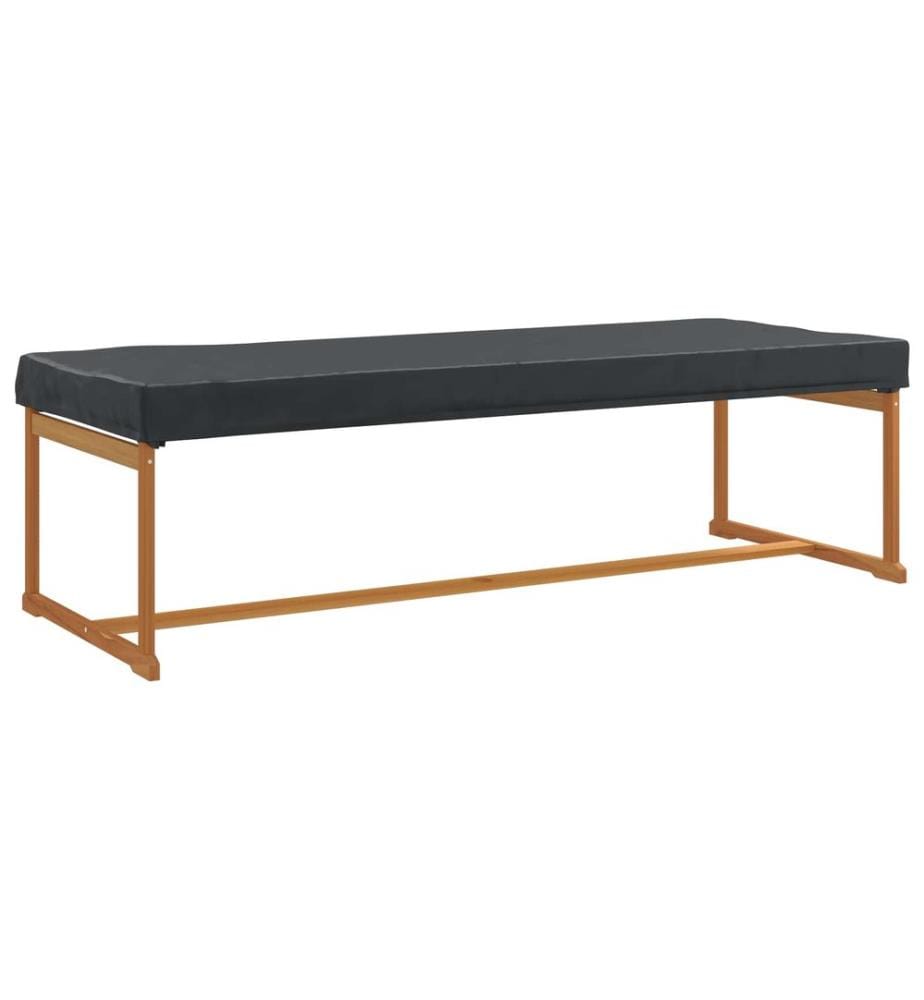 Tischdecken Uni Schwarz 262 x 102 x 15 cm Stoff