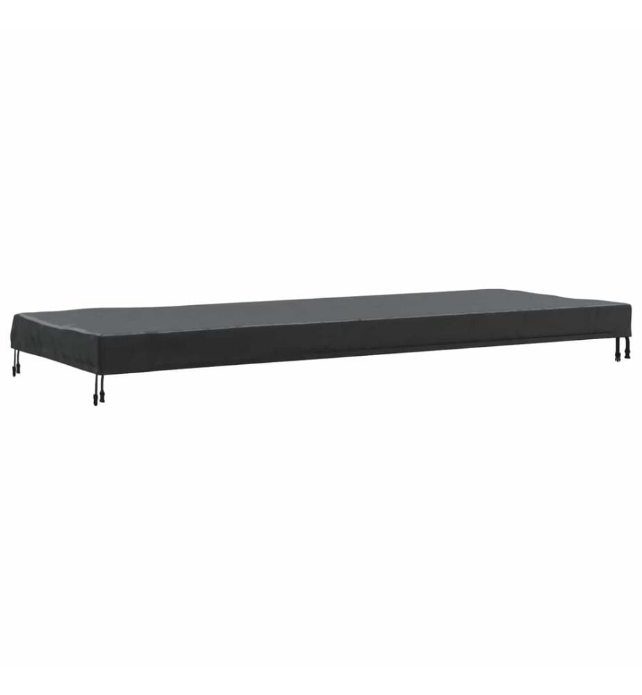 Tischdecken Uni Schwarz 102 x 262 x 15 cm Stoff