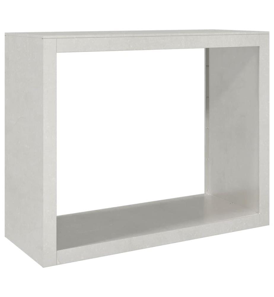 Brennholzregal 100x40x80 cm Edelstahl