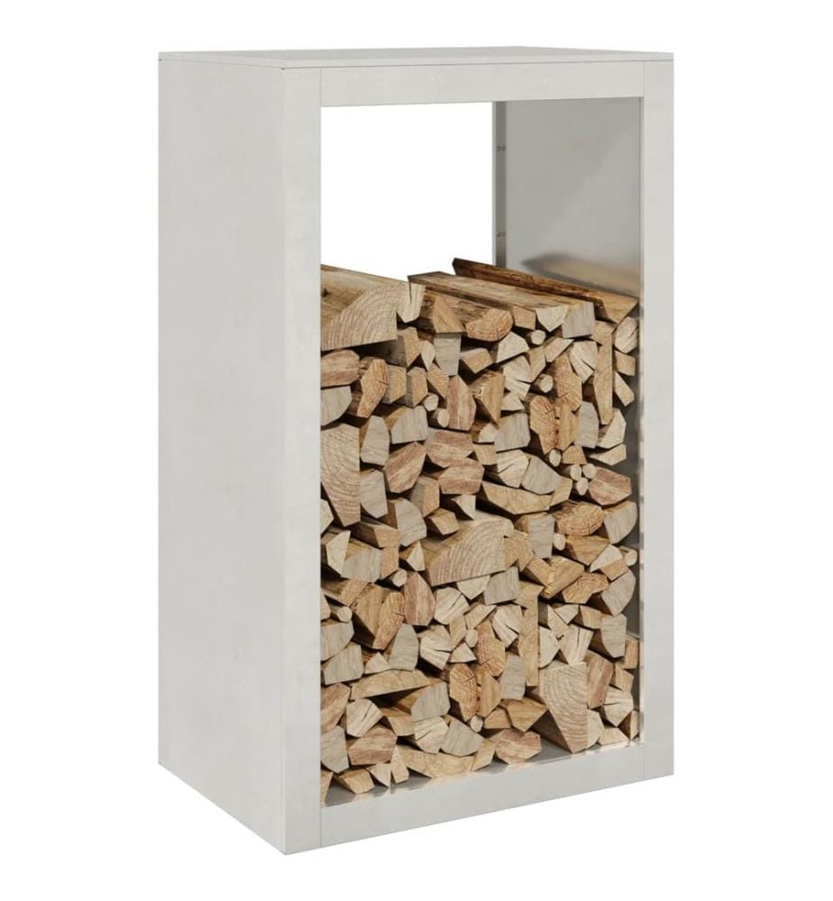 Brennholzregal 60x40x100 cm Edelstahl