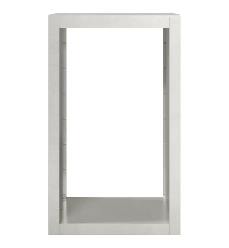 Brennholzregal 60x40x100 cm Edelstahl