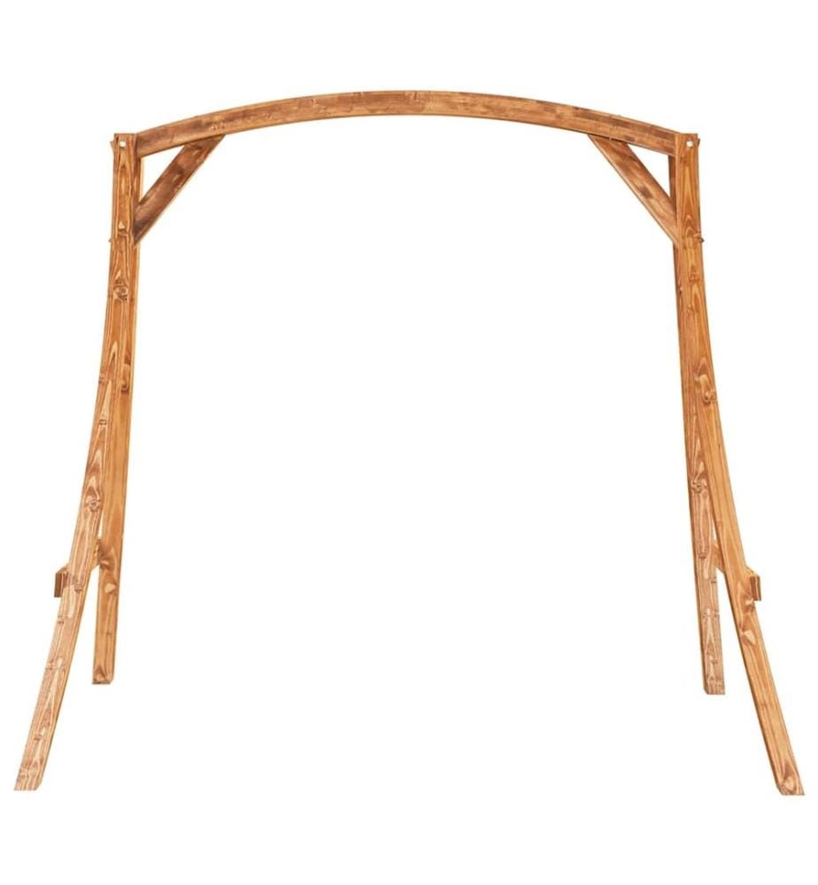 Schaukelgestell Bugholz Massiv mit Teak-Finish
