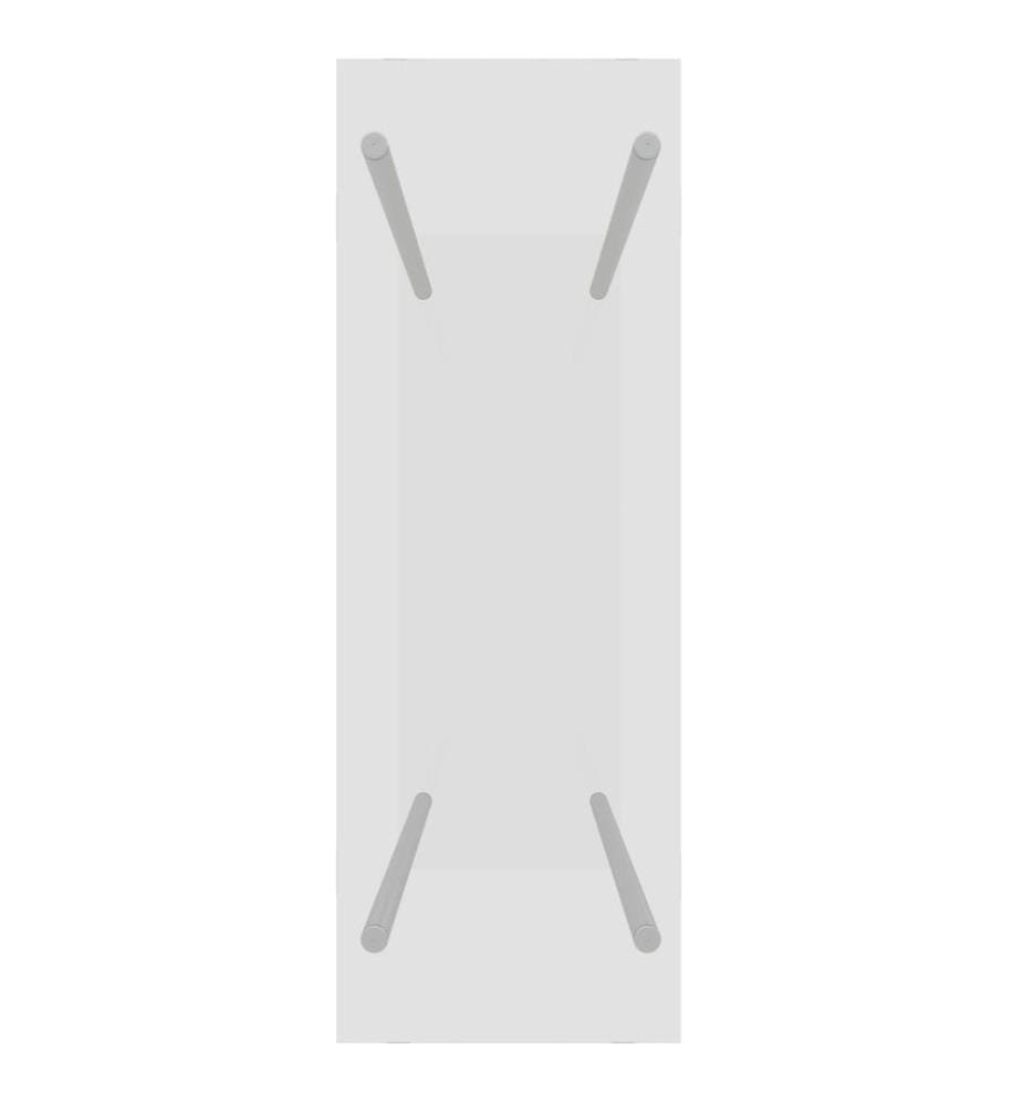 Brennholzregal Transparent 80x35x100 cm Hartglas