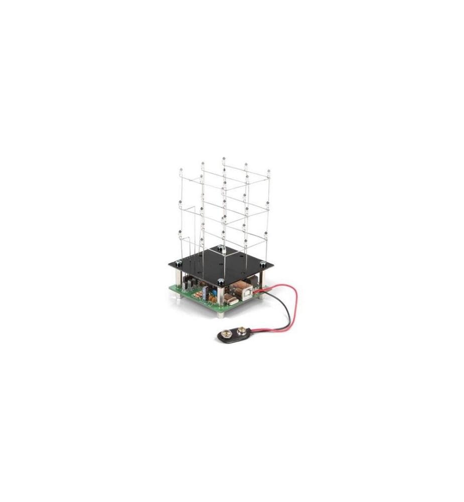 Whadda - Bausatz 3D LED-Würfel 3 x 3 x 3