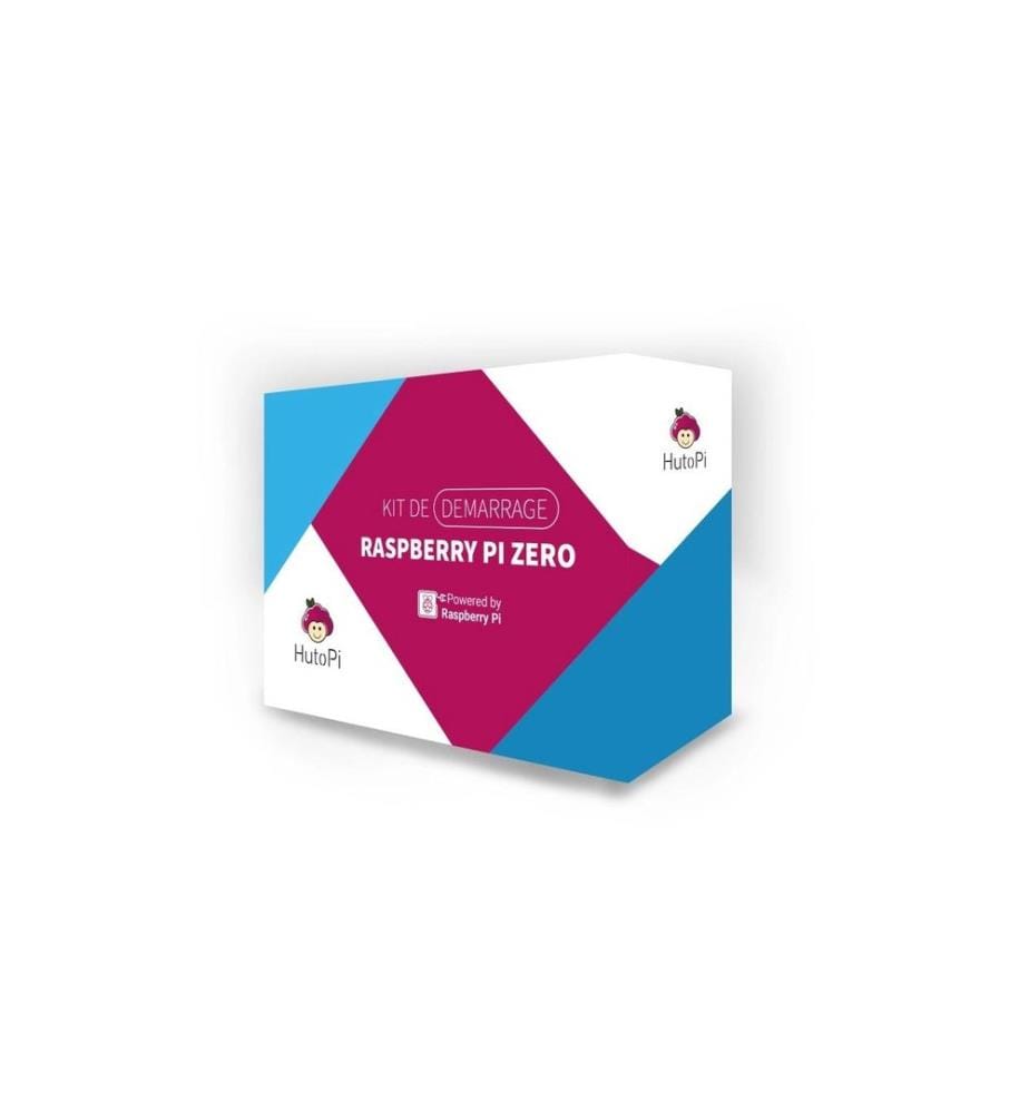 HutoPi - Starter Kit Raspberry Pi Zero 2W 512 MB, 16 GB SD