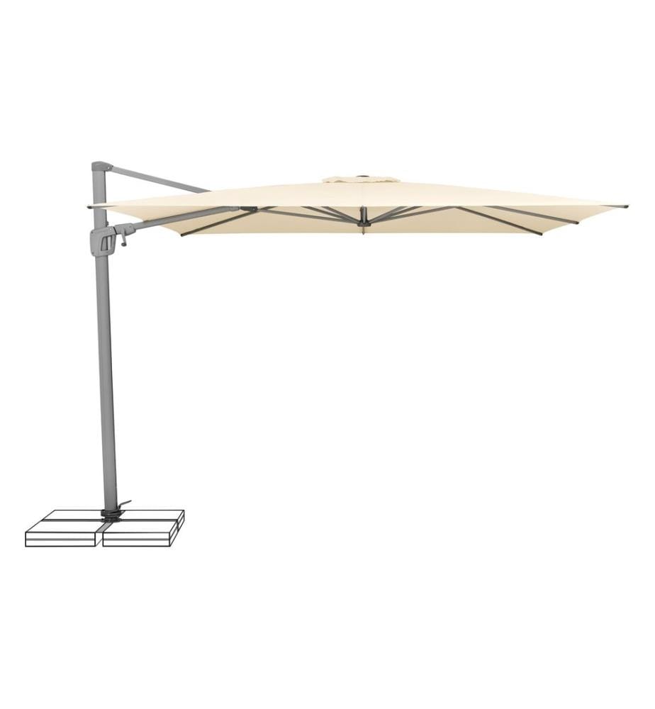 Suncomfort by Glatz - Parasol Sunflex, Ø 300 cm, Beige clair