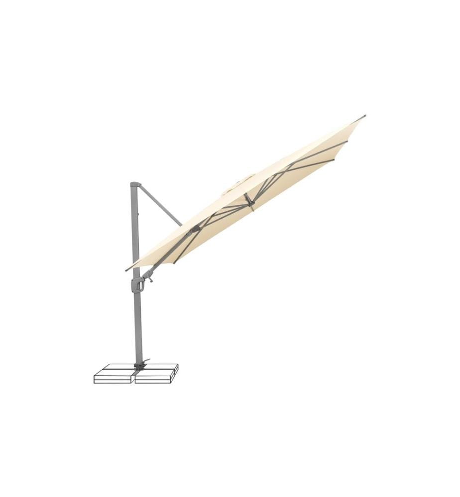 Suncomfort by Glatz - Parasol Sunflex, Ø 300 cm, Beige clair