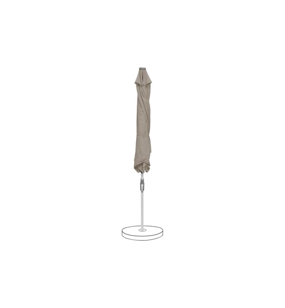 Suncomfort by Glatz - Parasol Slide Ø 250 cm, Stone Grey