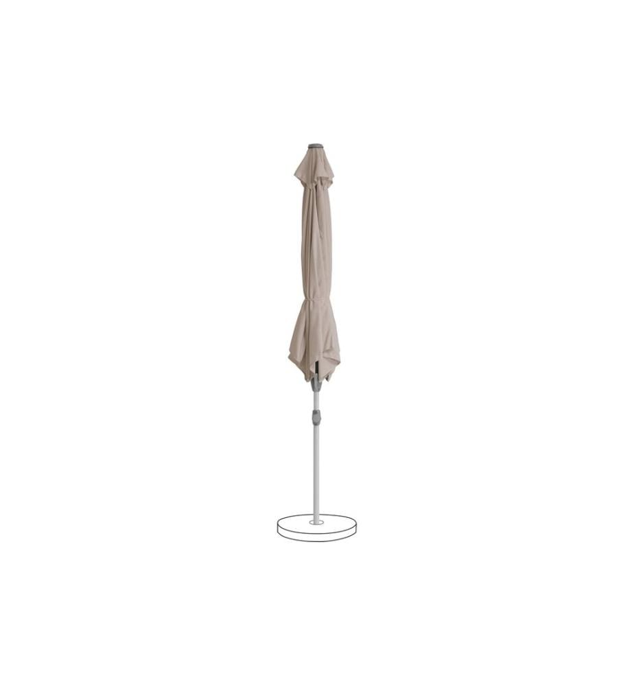 Suncomfort by Glatz - Parasol Shell Turn 300 cm, taupe clair