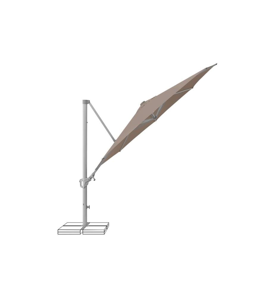Suncomfort by Glatz - Parasol Familyflex Taupe clair, Ø 300 mm