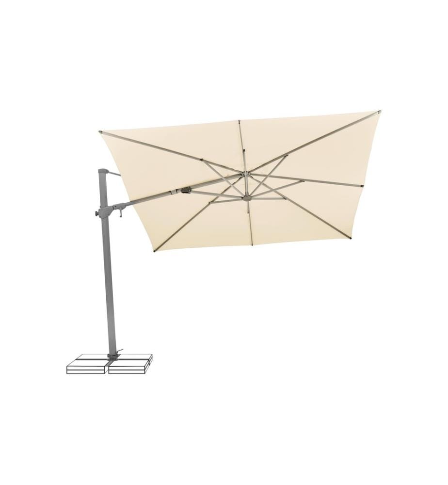 Suncomfort by Glatz - Parasol Varioflex, 300 x 300 cm, Beige clair