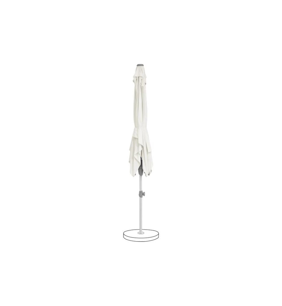 Suncomfort by Glatz - Parasol Shell Turn 250 x 200 cm, Sand White