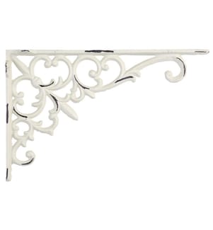 CHIC ANTIQUE - Support d'étagère Antique 23,5 x 15,5 cm, Crème
